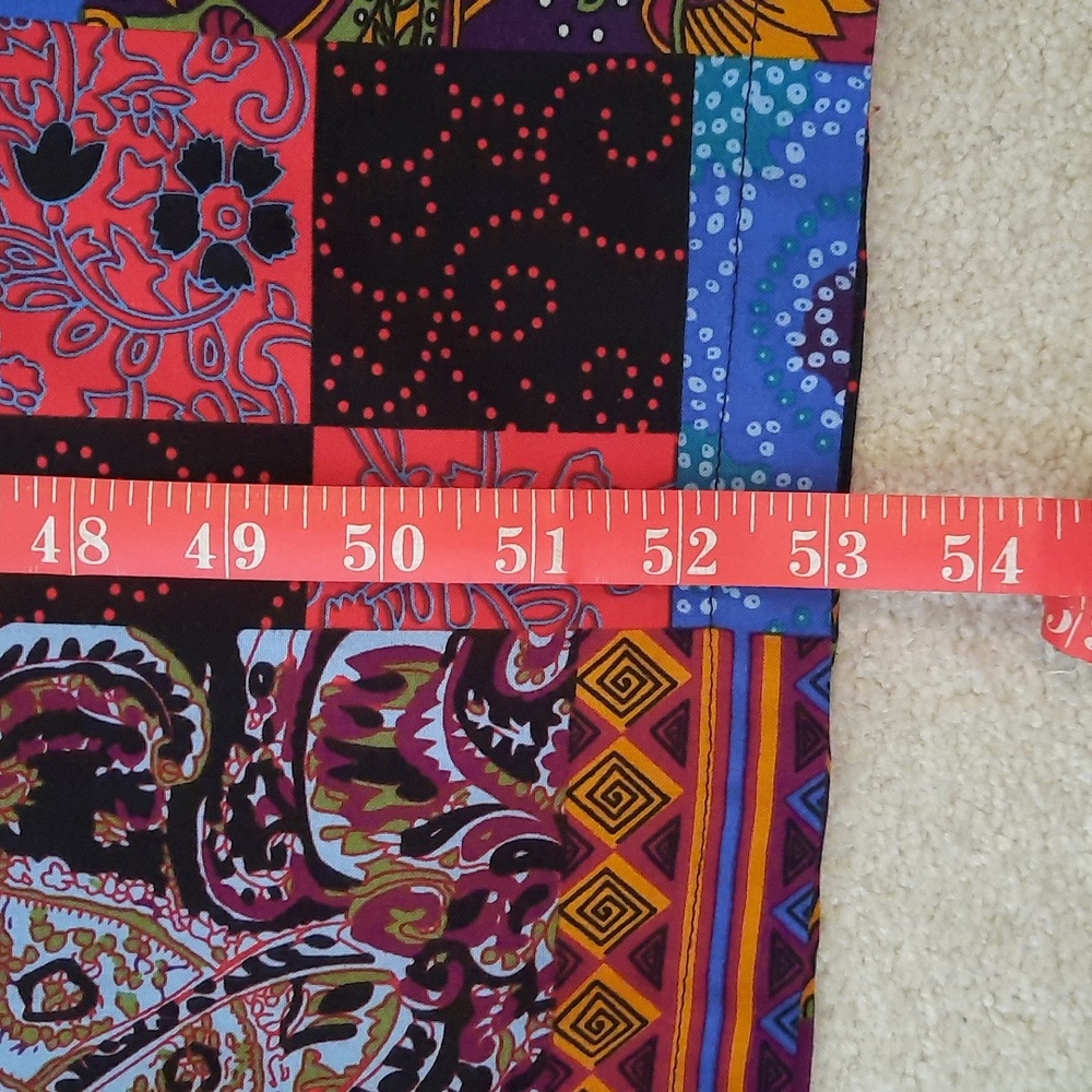 Colorful Patchwork Patterned Jumpsuit - image 8